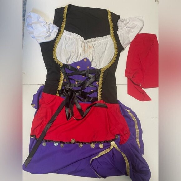 Traveling Gypsy Costume - Size 3X/4X - Picture 5 of 8